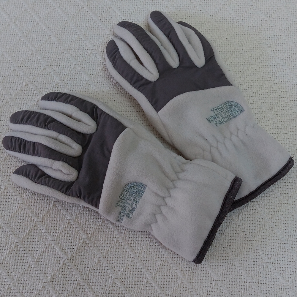 The North Face Women's Denali Winter Thermal Gloves White Pache Gray XS/TP